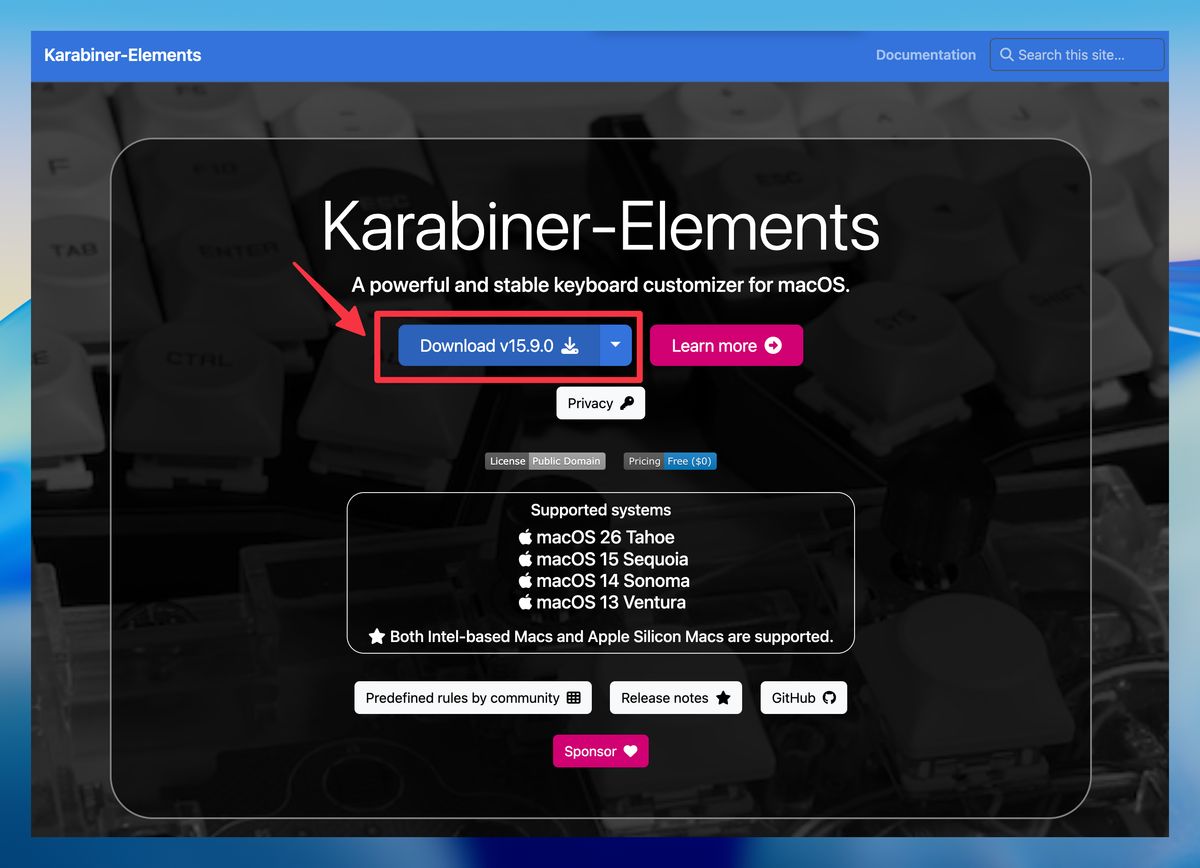 公式サイト。少しわかりづらいが、最新をダウンロードすればOK
